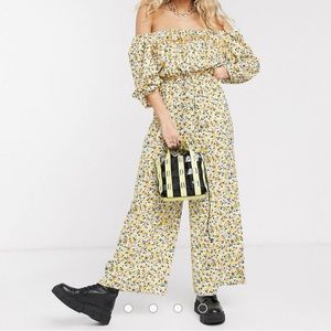 Reclaimed Vintage Floral Jumpsuit Sz 6